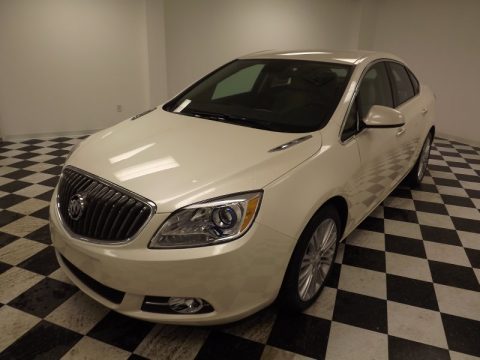 White Diamond Tricoat Buick Verano FWD.  Click to enlarge.