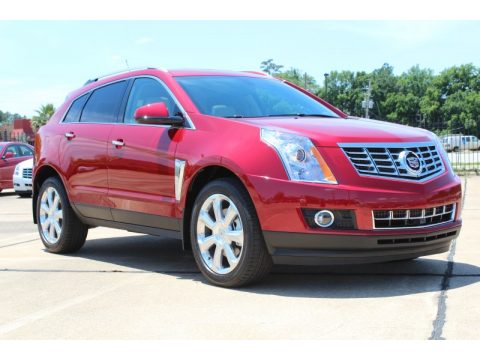 Crystal Red Tintcoat Cadillac SRX Performance FWD.  Click to enlarge.