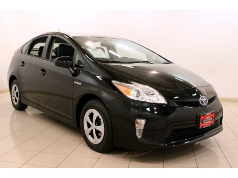 Black Toyota Prius Four Hybrid.  Click to enlarge.
