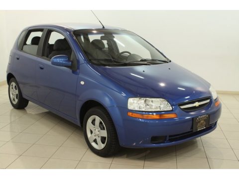 Bright Blue Metallic Chevrolet Aveo LS Hatchback. Click to enlarge. Bright Blue Metallic Chevrolet Aveo LS Hatchback. Click to enlarge.