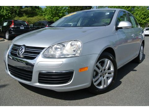 Reflex Silver Metallic Volkswagen Jetta TDI Sedan.  Click to enlarge.