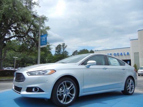 Ingot Silver Metallic Ford Fusion Titanium.  Click to enlarge.