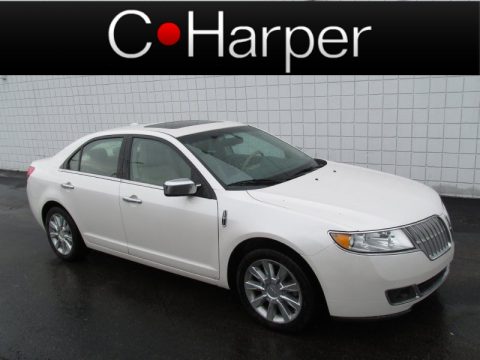 White Platinum Tri-Coat Lincoln MKZ AWD.  Click to enlarge.