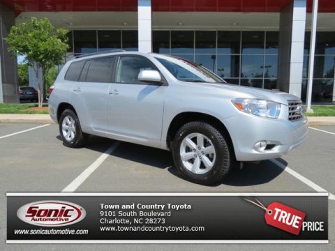 Classic Silver Metallic Toyota Highlander SE.  Click to enlarge.