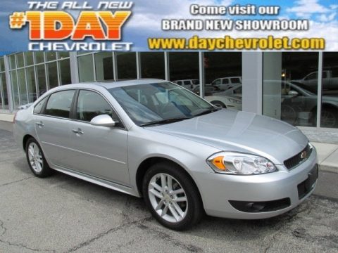 Silver Ice Metallic Chevrolet Impala LTZ.  Click to enlarge.