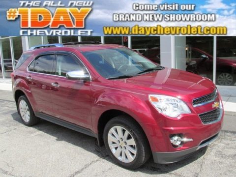 Cardinal Red Metallic Chevrolet Equinox LTZ.  Click to enlarge.