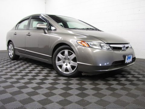 Galaxy Gray Metallic Honda Civic LX Sedan.  Click to enlarge.