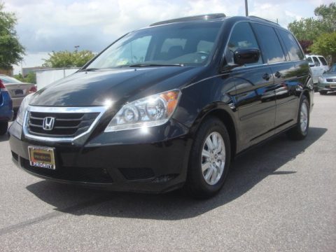 Crystal Black Pearl Honda Odyssey EX-L.  Click to enlarge.