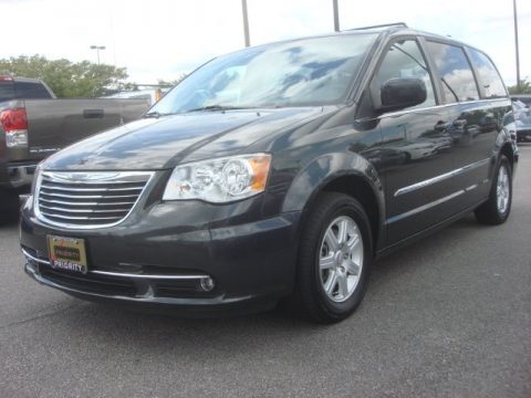 Dark Charcoal Pearl Chrysler Town & Country Touring.  Click to enlarge.