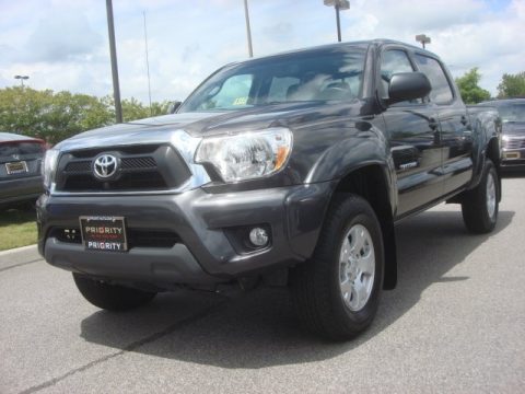 Magnetic Gray Mica Toyota Tacoma V6 SR5 Double Cab 4x4.  Click to enlarge.