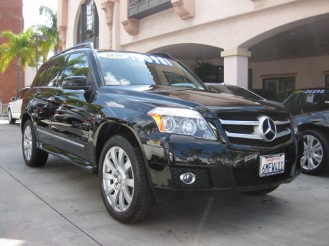 Black Mercedes-Benz GLK 350.  Click to enlarge.