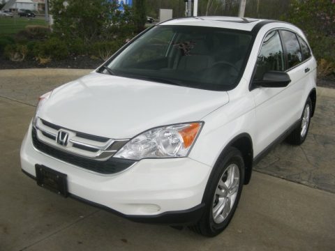 Taffeta White Honda CR-V EX 4WD.  Click to enlarge.
