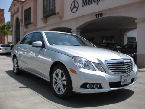Iridium Silver Metallic Mercedes-Benz E 350 Sedan.  Click to enlarge.