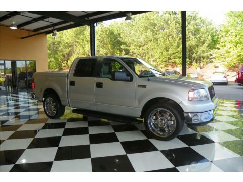 Silver Metallic Ford F150 Lariat SuperCrew.  Click to enlarge.
