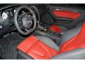 Black/Magma Red Interior Audi S5 #16 Black/Magma Red Interior Audi S5 #16
