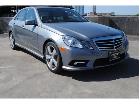Palladium Silver Metallic Mercedes-Benz E 350 Sedan.  Click to enlarge.