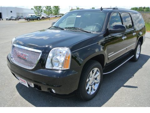 Onyx Black GMC Yukon XL Denali AWD.  Click to enlarge.