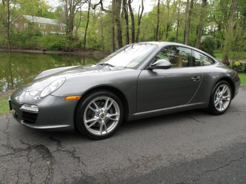 Meteor Grey Metallic Porsche 911 Carrera Coupe.  Click to enlarge.