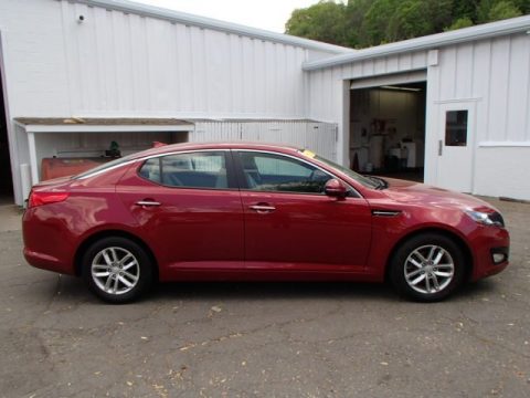 Spicy Red Kia Optima LX.  Click to enlarge.