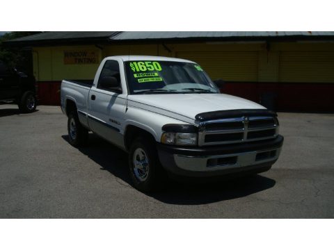 Bright White Dodge Ram 1500 SLT Regular Cab.  Click to enlarge.