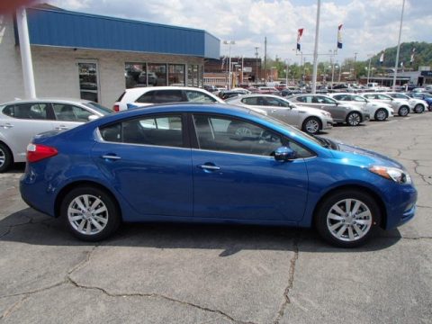 Abyss Blue Kia Forte EX.  Click to enlarge.