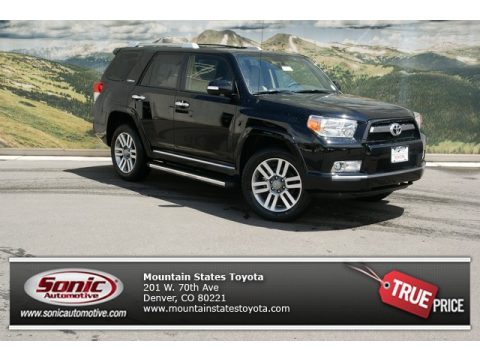 Black Toyota 4Runner Limited 4x4.  Click to enlarge.