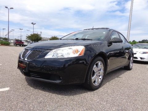 Black Pontiac G6 GT Sedan.  Click to enlarge.