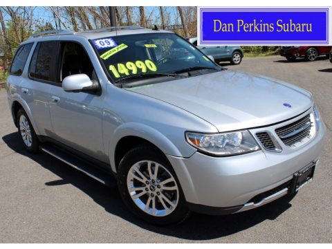 Diamond Silver Metallic Saab 9-7X 4.2i AWD.  Click to enlarge.