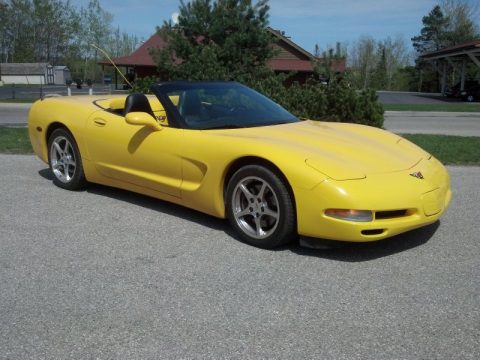 Millenium Yellow Chevrolet Corvette Convertible. Click to enlarge. Millenium Yellow Chevrolet Corvette Convertible. Click to enlarge.