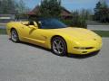 Front 3/4 View of 2002 Chevrolet Corvette Convertible #4