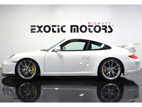 Carrara White Porsche 911 GT3.  Click to enlarge.