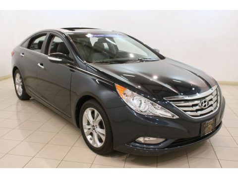 Pacific Blue Pearl Hyundai Sonata Limited.  Click to enlarge.
