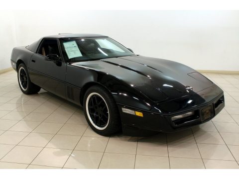 Black Chevrolet Corvette Coupe.  Click to enlarge.