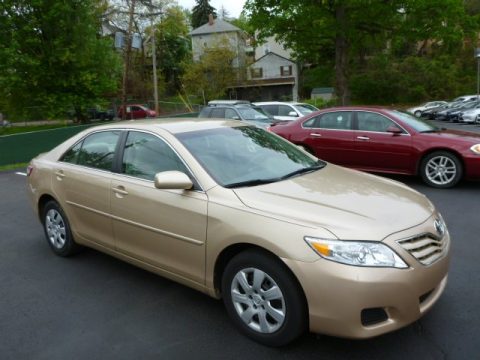 Sandy Beach Metallic Toyota Camry LE.  Click to enlarge.