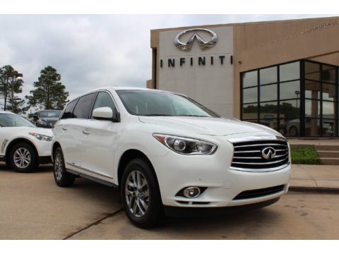 Moonlight White Infiniti JX 35.  Click to enlarge.