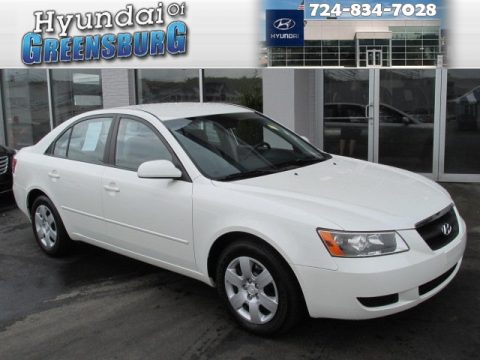 Powder White Pearl Hyundai Sonata GL.  Click to enlarge.