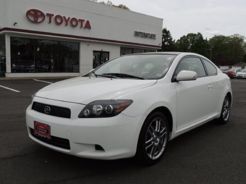 Super White Scion tC .  Click to enlarge.
