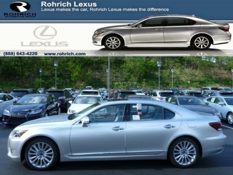 Liquid Platinum Lexus LS 460 L AWD.  Click to enlarge.