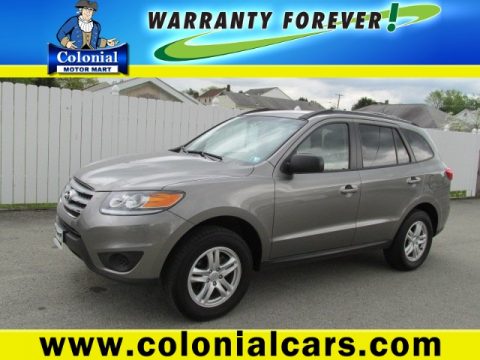 Mineral Gray Hyundai Santa Fe GLS AWD.  Click to enlarge.