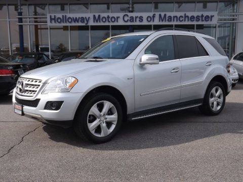 Iridium Silver Metallic Mercedes-Benz ML 350 BlueTEC 4Matic.  Click to enlarge.
