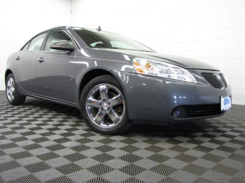 Dark Steel Gray Metallic Pontiac G6 GT Sedan.  Click to enlarge.
