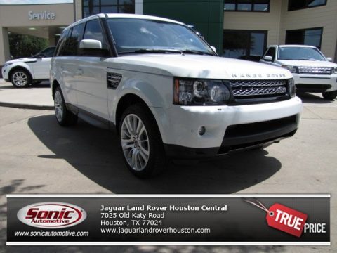 Fuji White Land Rover Range Rover Sport HSE LUX.  Click to enlarge.