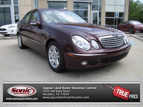 Barolo Red Metallic Mercedes-Benz E 320 CDI Sedan.  Click to enlarge.