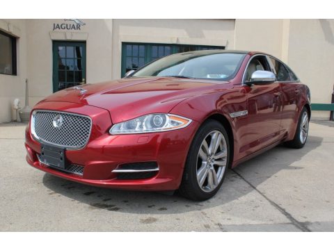 Italian Racing Red Metallic Jaguar XJ XJ.  Click to enlarge.