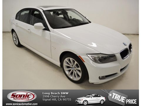 Alpine White BMW 3 Series 328i Sedan.  Click to enlarge.