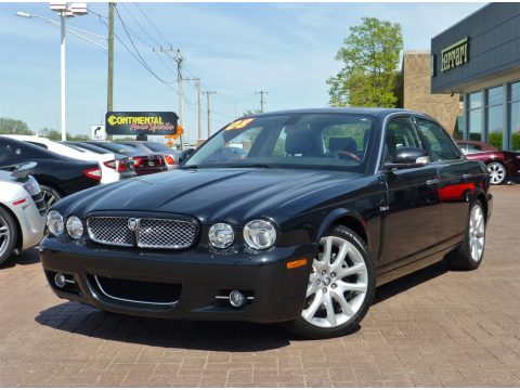 Ebony Black Jaguar XJ XJ8.  Click to enlarge.