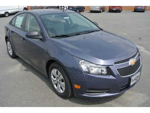 Atlantis Blue Metallic Chevrolet Cruze LS.  Click to enlarge.