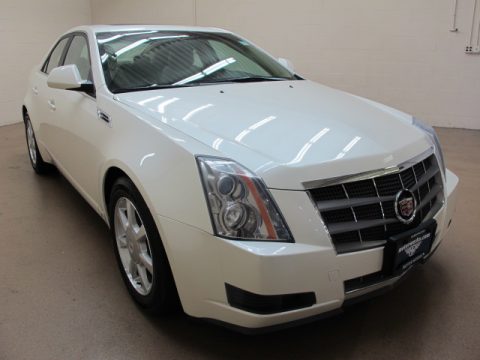 White Diamond Tri-Coat Cadillac CTS 4 AWD Sedan.  Click to enlarge.