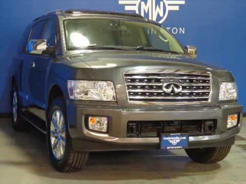 Silver Graphite Infiniti QX 56 4WD.  Click to enlarge.