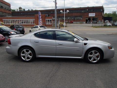 Liquid Silver Metallic Pontiac Grand Prix GXP Sedan.  Click to enlarge.